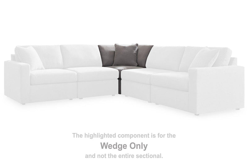 Modmax Balanced Sectional with Audio and Storage Consoles