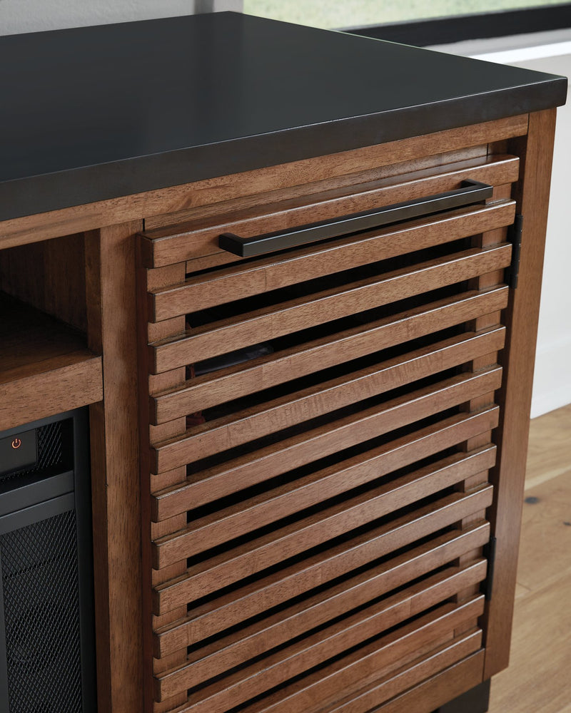 Kallari 84" TV Stand with Electric Fireplace